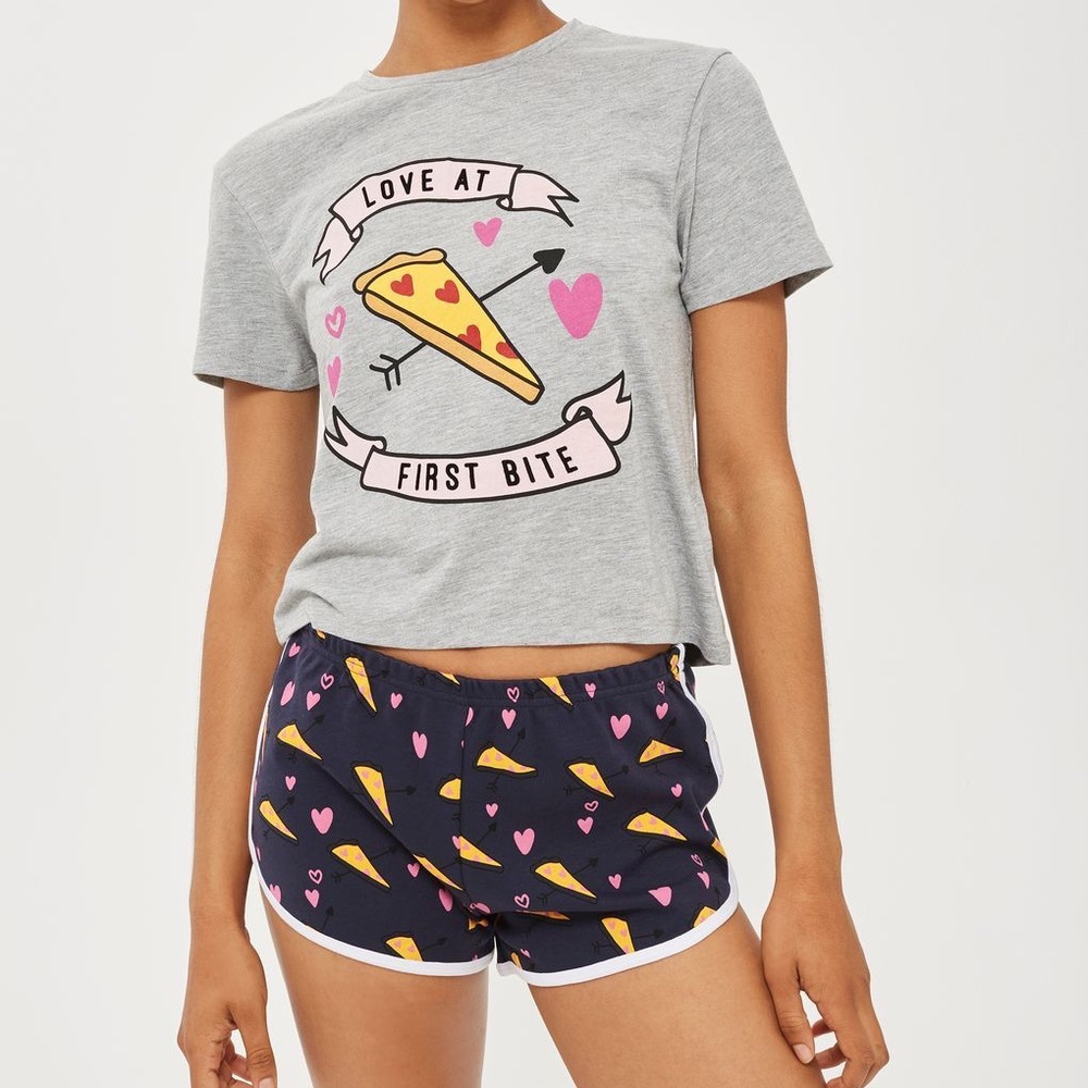 Love at first bite crop top